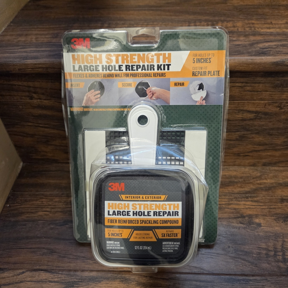 3M High Strength Large Hole Repair Kit. 